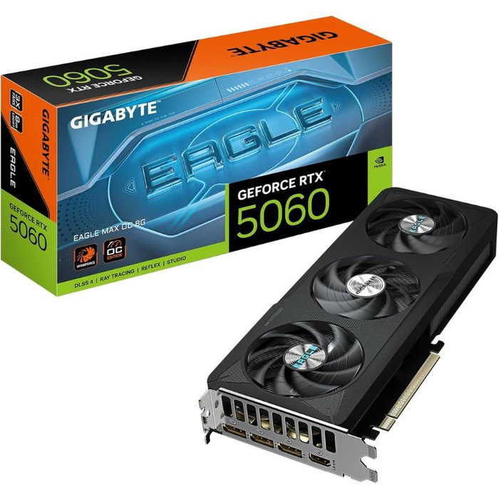 Gigabyte GeForce RTX 5060 EAGLE MAX OC 8GB GDDR7 Gigabyte GeForce RTX 5060 EAGLE MAX OC 8GB GDDR7